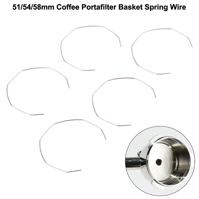 Coffee Machine Expobar - (Ce14) 5 ชิ้น ตะแกรงกรองกาแฟพร้อมสปริงคลิปและลวด ขนาด 51/54/58