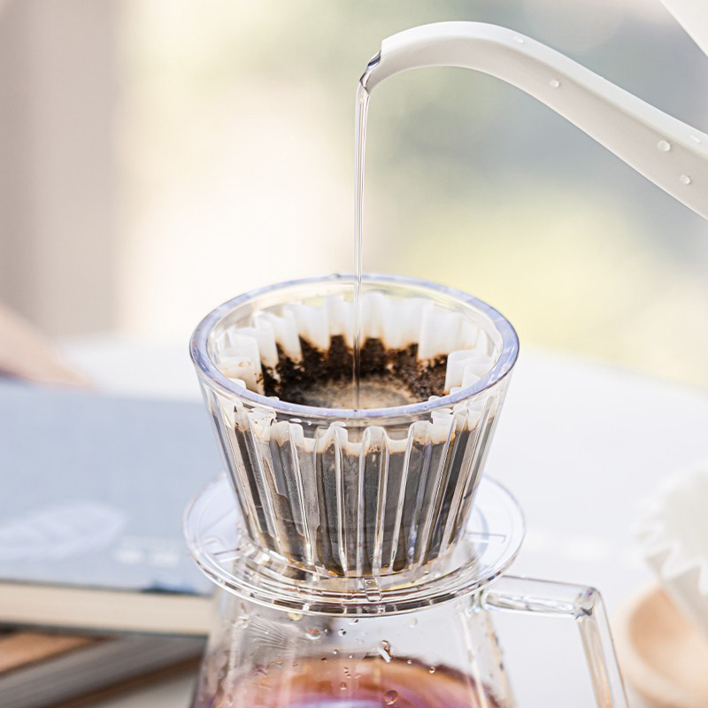 Wave Coffee Dripper Crystal Ey - Coffee Equipment V60 บทวิจารณ์และราคา
