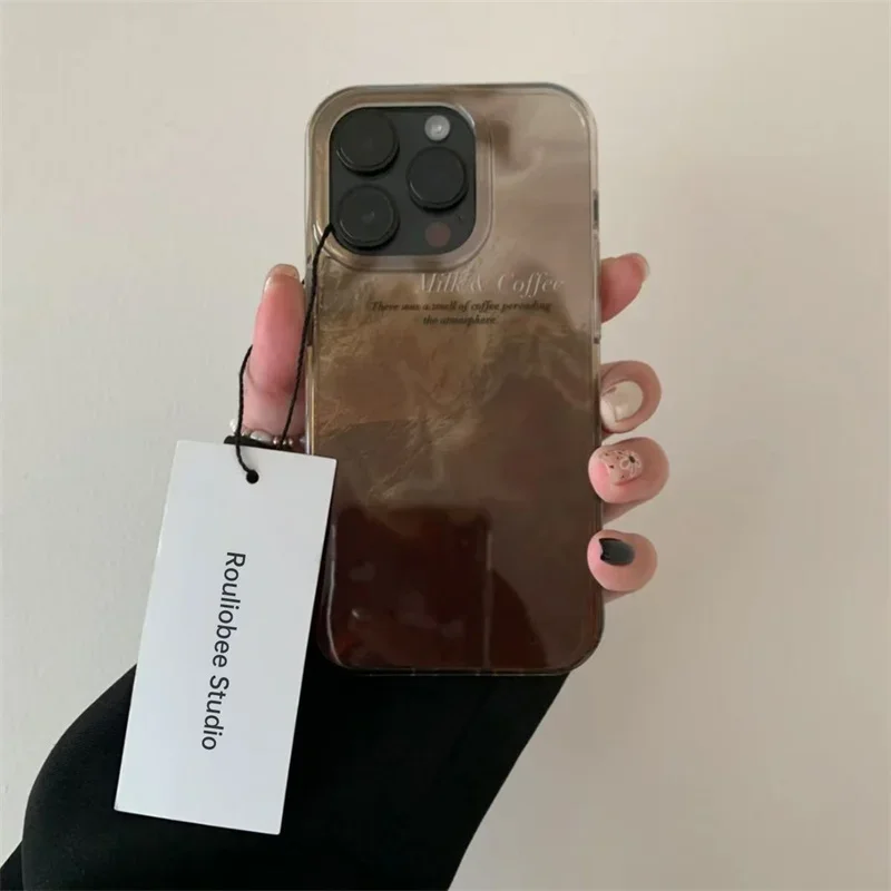 เคสโทรศัพท์หรูหราสีไล่เฉดแบบผส - Coffee X บทวิจารณ์และราคา