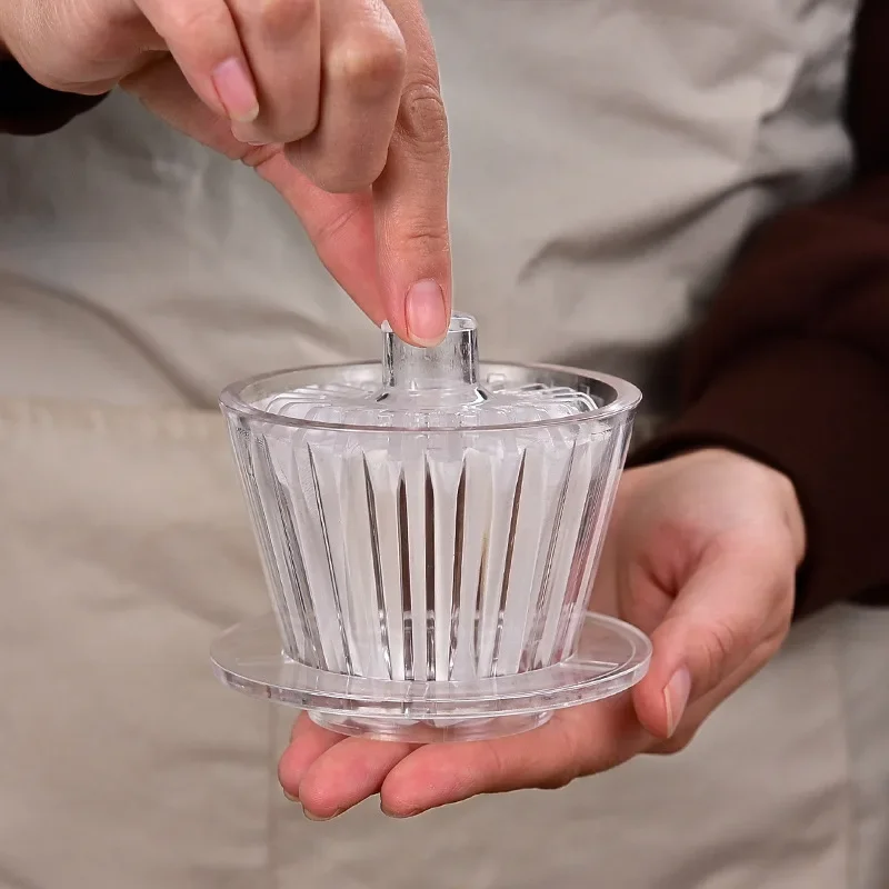 1-2 ถ้วยกาแฟ Dripper คริสตัล E - Coffee Equipment V60 บทวิจารณ์และราคา