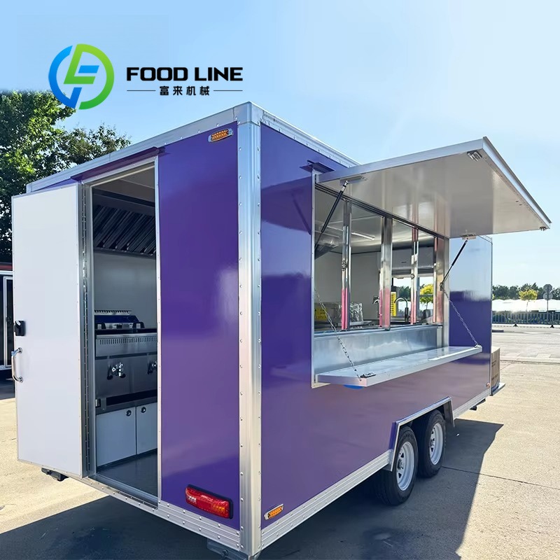 รถพ่วงขายอาหารเคลื่อนที่แบบกำห - Mobile Coffee Van Equipment บทวิจารณ์และราคา