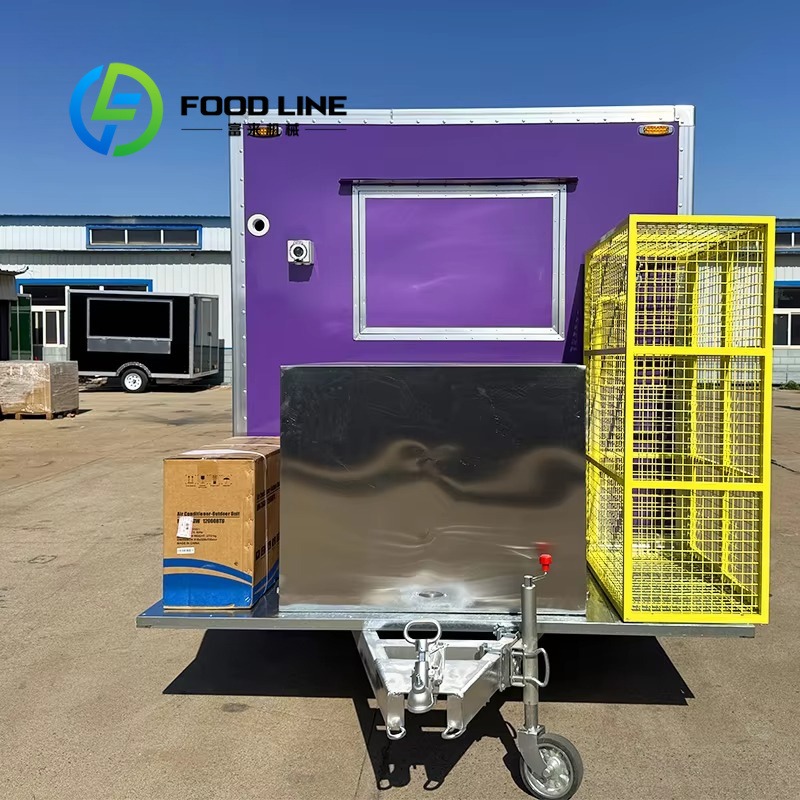 รถพ่วงขายอาหารเคลื่อนที่แบบกำห - Mobile Coffee Van Equipment บทวิจารณ์และราคา