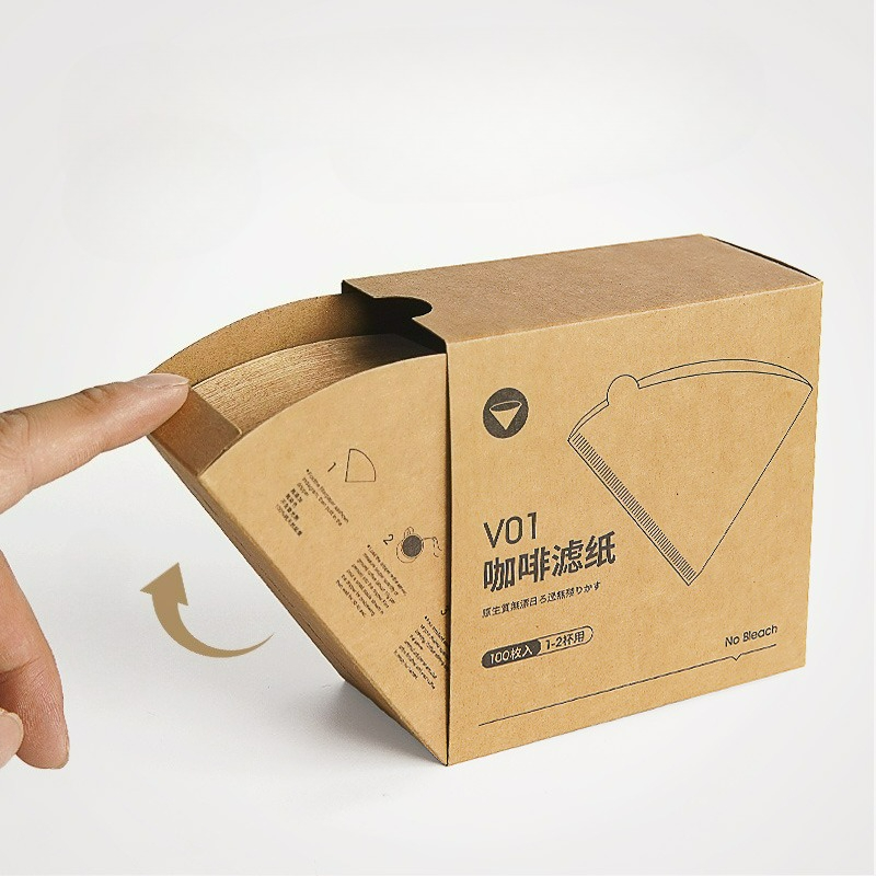 กระดาษกรองกาแฟธรรมชาติ ไม่ฟอกข - Coffee Equipment V60 บทวิจารณ์และราคา